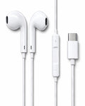 ONYXX Electronics USB-C Wired Earphones with Microphone, In-Ear USB C Headphones, Stereo Earbuds with Mic, Wired Earphones for Samsung Galaxy, iPhone 15 Series, Google Pixel, iPad & USB-C Devices