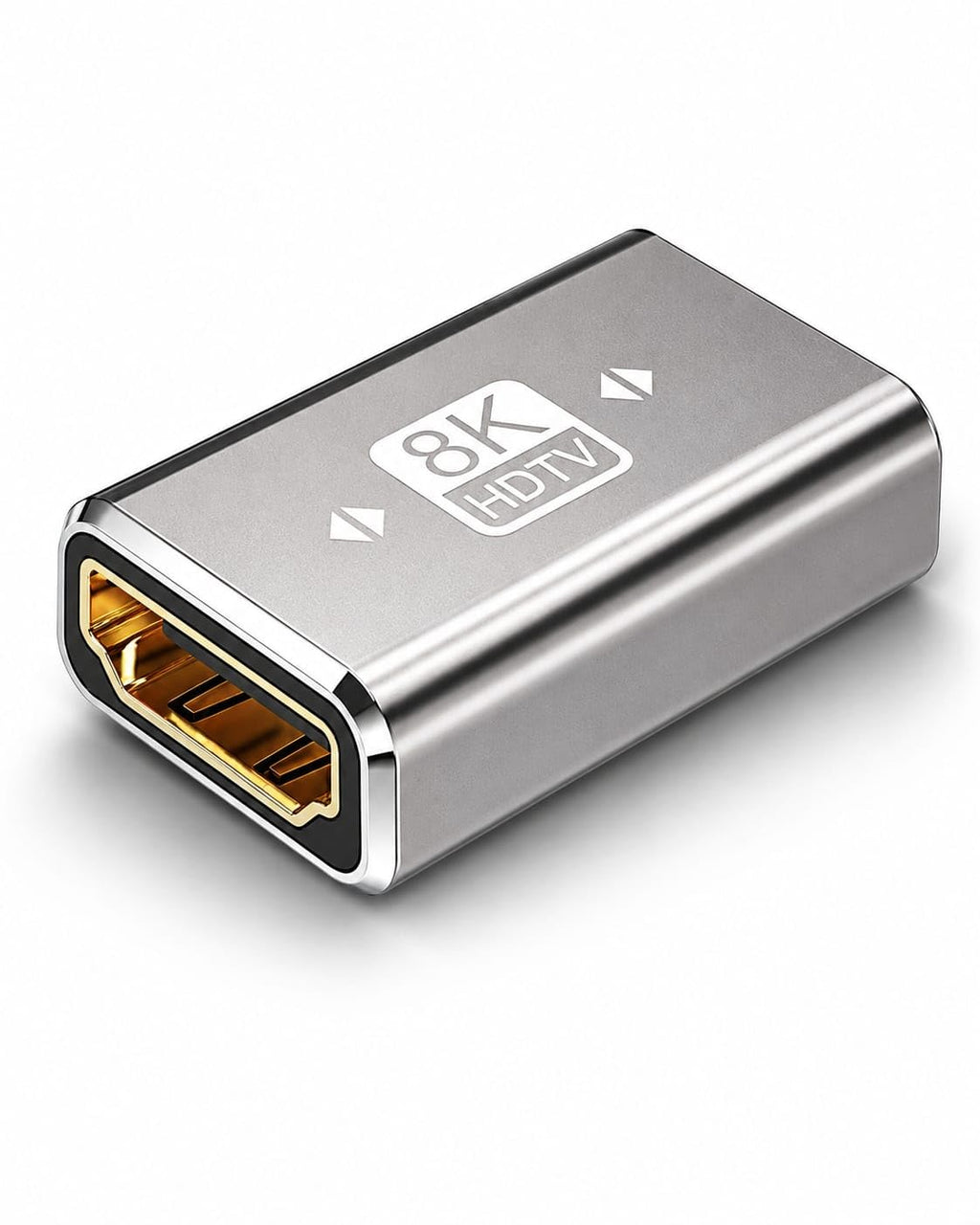 ONYXX Electronics 8K HDMI Female to Female Coupler, HDMI Extension Adapter, Gold-Plated HDMI Joiner Connector, Supports HDR, 3D & Ultra HD, Compatible with TV, Monitor, Projector, PC & Games Consoles